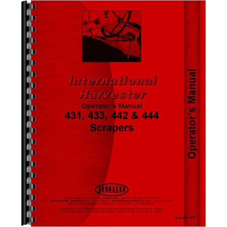 Aftermarket Operators Manual Fits International Harvester 431 Tractor RAP73298